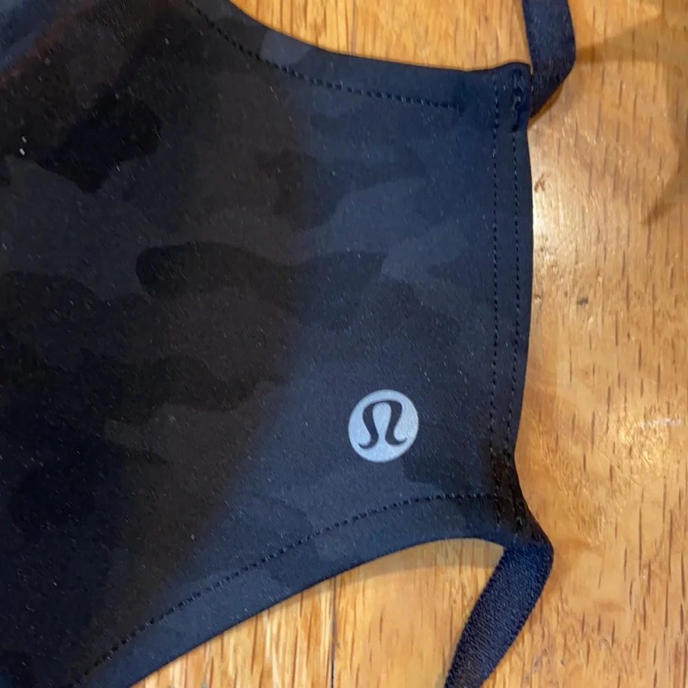Lululemon Black Camo Face Mask Double Strap Unisex